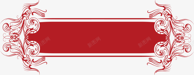 标题框红色装饰边条矢量图ai免抠素材_88icon https://88icon.com 图形框 对话框 桔红色边条 矢量图 红色装饰边条 红色边条 花边 装饰边条 装饰边框