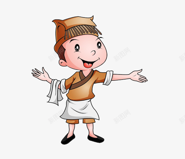 手绘古代客栈店小二png免抠素材_88icon https://88icon.com PNG 古代 客栈 店小二 手绘