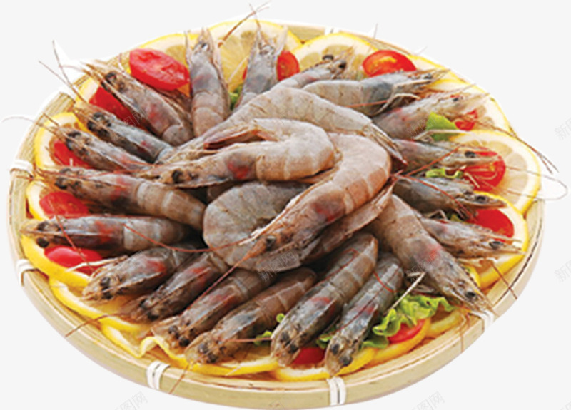 新鲜的河虾png免抠素材_88icon https://88icon.com 产品实物 火锅材料 美食 虾 食材