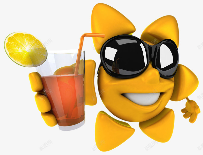 创意卡通带墨镜的人偶png免抠素材_88icon https://88icon.com png 产品实物 免费png 创意 图片 宣传 展示 沙滩风格 高清