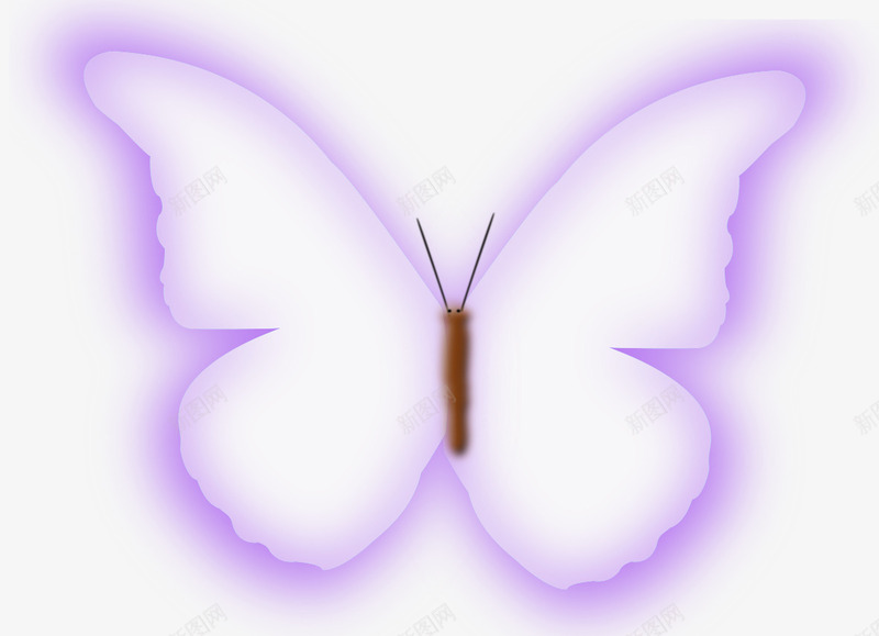 梦幻的紫色蝴蝶psd免抠素材_88icon https://88icon.com 梦幻 紫的 自由 蝴蝶 飞舞