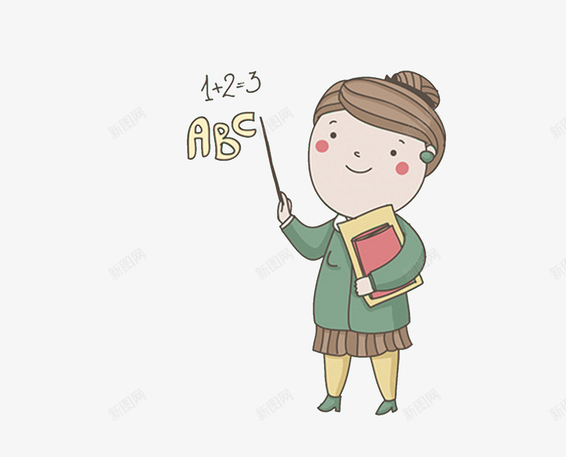 辛勤的教师png免抠素材_88icon https://88icon.com 上课 头像 微笑 教书 老师