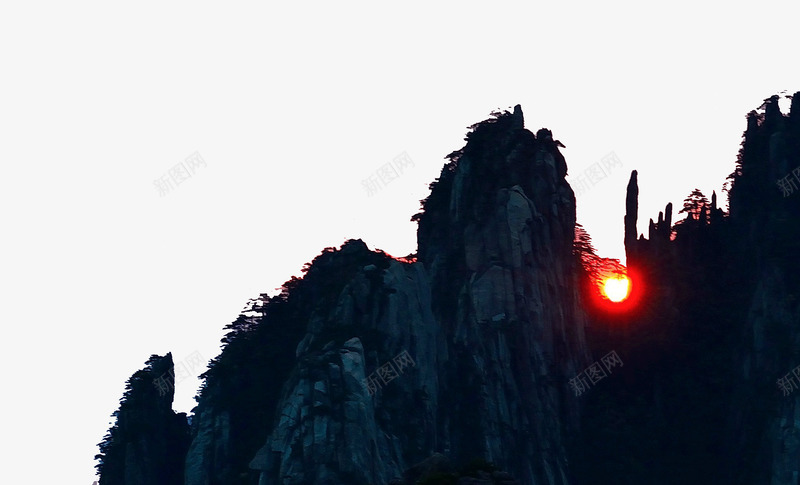 安徽黄山png免抠素材_88icon https://88icon.com 安徽黄山 旅游景区 著名景点