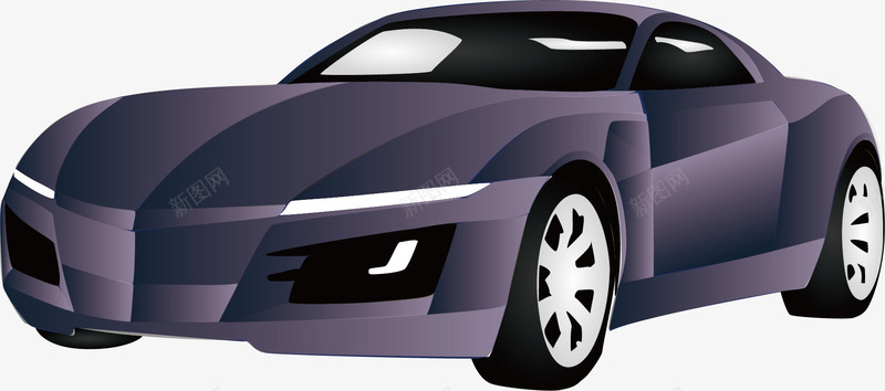 豪华的跑车png免抠素材_88icon https://88icon.com 汽车俱乐部 豪华 跑车 轿车 黑白