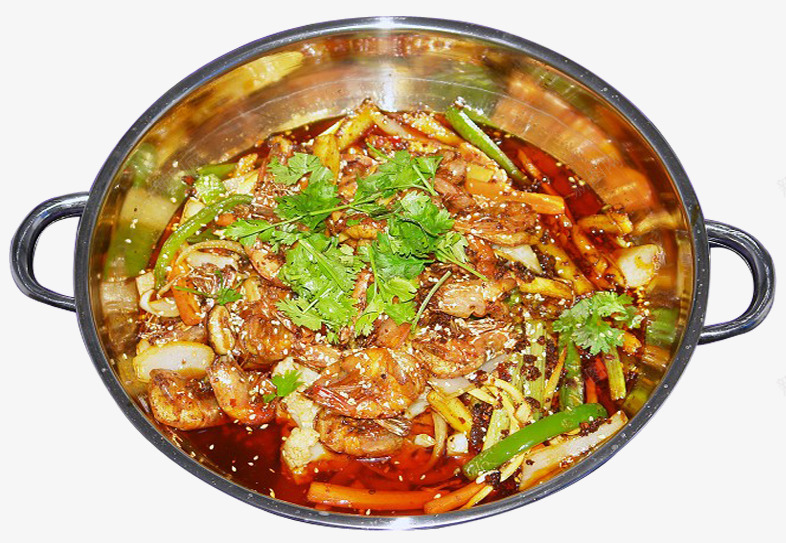干锅大虾png免抠素材_88icon https://88icon.com 产品实物 干锅大虾 美食 餐饮 麻辣