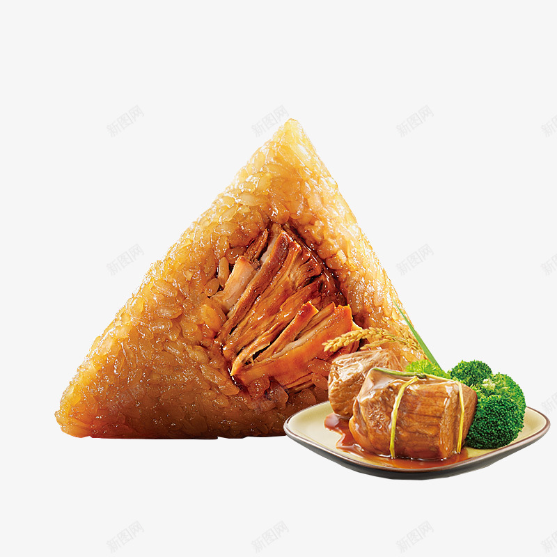 猪肉粽子png免抠素材_88icon https://88icon.com 猪肉粽子 端午 粽子 粽子照片 肉粽 鲜肉粽 黄金肉粽