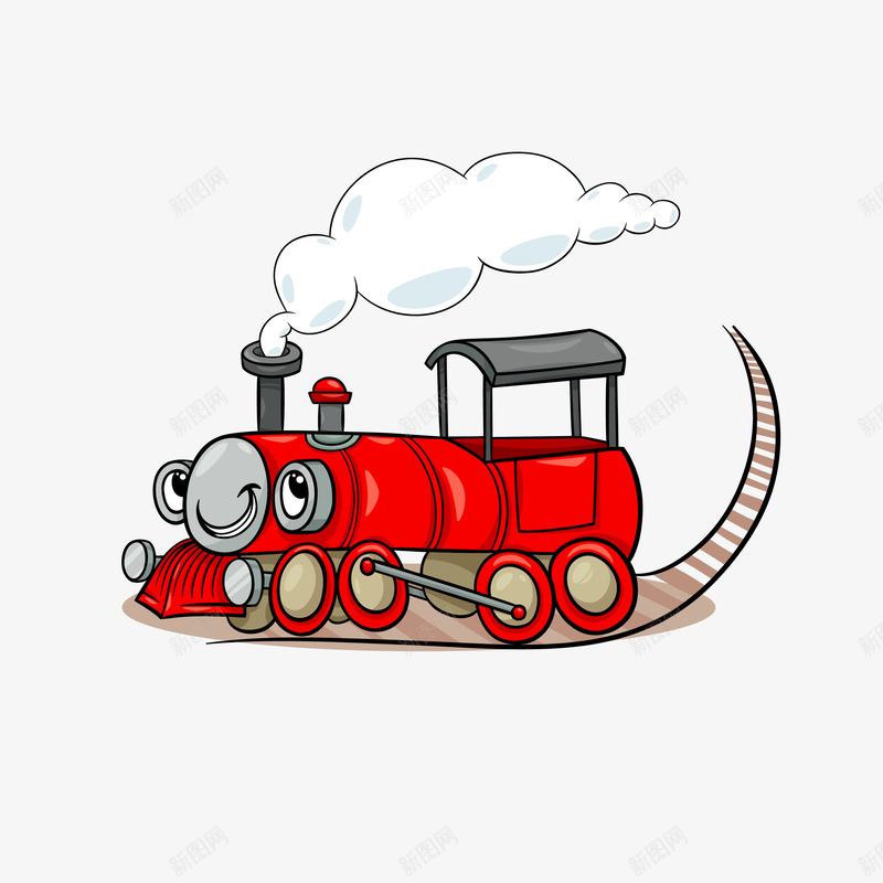 卡通复古眼睛蒸汽火车矢量图eps免抠素材_88icon https://88icon.com Q版小火车 交通 交通工具 卡通 卡通火车 可爱 可爱眼睛 火车 火车交通 眼睛火车 矢量图 蒸汽火车