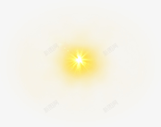 黄色发光激光光晕光效png免抠素材_88icon https://88icon.com 光晕 发光 橘色光晕 激光 黄色