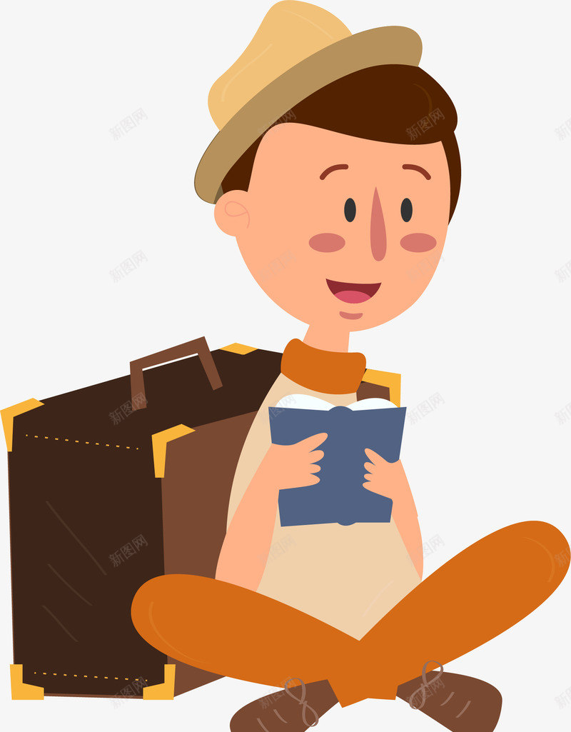卡通旅游季人物插画矢量图ai免抠素材_88icon https://88icon.com 休闲 出行 出行人物 卡通出游 卡通旅行人物 悠闲 旅游季 旅游攻略 远行 矢量图