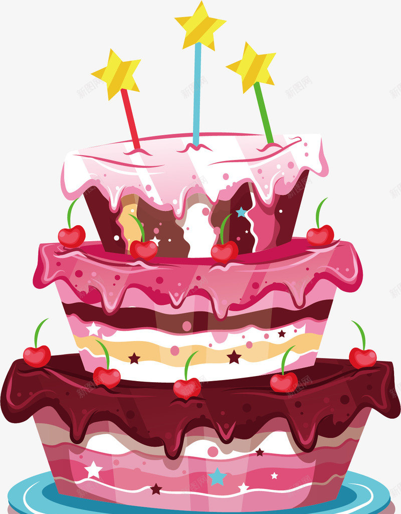 卡通蛋糕矢量图ai免抠素材_88icon https://88icon.com PNG图 PNG图下载 创意卡通 卡通 卡通插图 奶油蛋糕 插图 生日蛋糕 蛋糕 矢量图