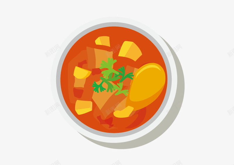 美食鸡肉矢量图ai免抠素材_88icon https://88icon.com 图形 美食 鸡汤 矢量图