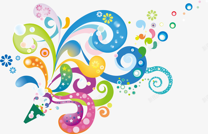 缤纷多彩时尚花纹潮流元素矢量图eps免抠素材_88icon https://88icon.com 多彩 时尚 潮流元素 缤纷 花纹 矢量图
