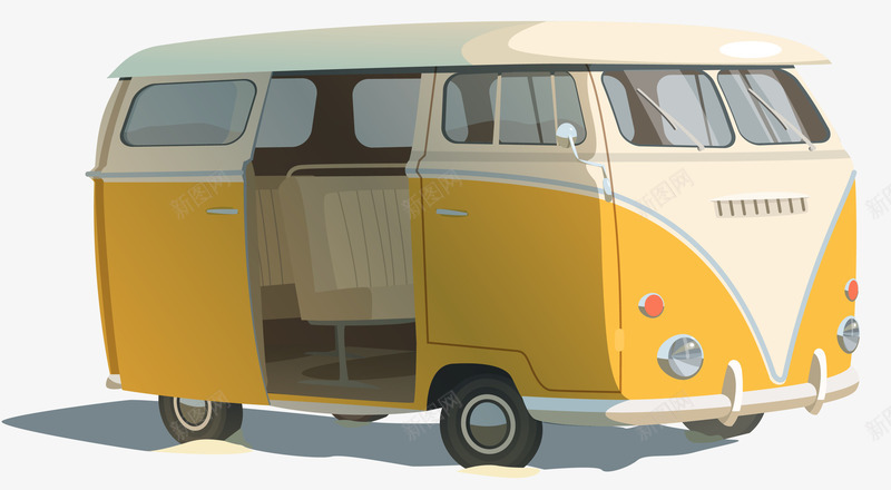大巴车png免抠素材_88icon https://88icon.com 交通工具 大巴车 旅行 载客