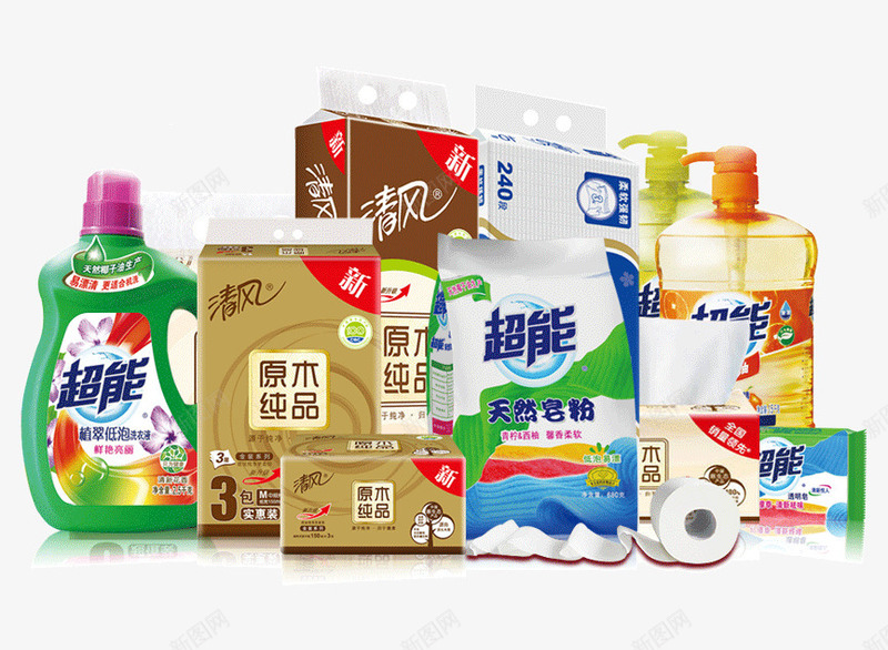 家用生活用品png免抠素材_88icon https://88icon.com 小帮手 洗洁精 洗衣服 洗衣液 生活用品 餐巾纸