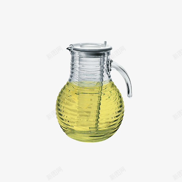 无铅带盖带冰桶带搅拌棒凉水壶png免抠素材_88icon https://88icon.com 产品实物 果汁壶 玻璃壶 玻璃水壶