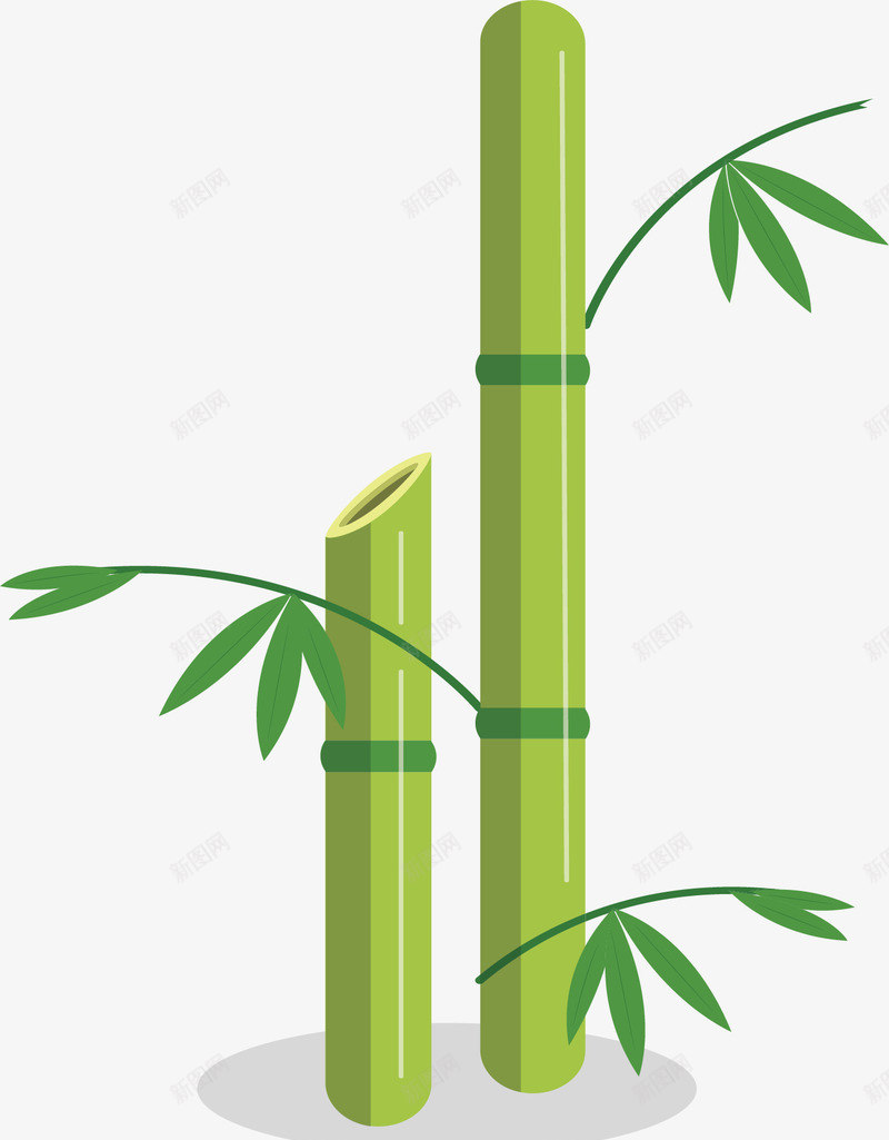 卡通竹子png免抠素材_88icon https://88icon.com PNG图 PNG图下载 创意卡通 卡通 卡通插图 插图 竹子 竹节
