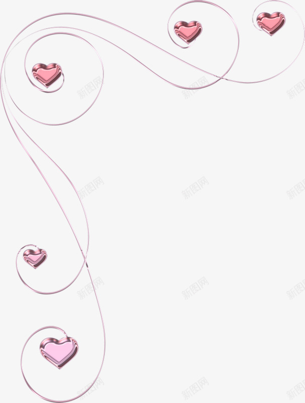 精致花纹线条爱心装饰png免抠素材_88icon https://88icon.com 爱心 精致 紫色 绚丽 花纹线条