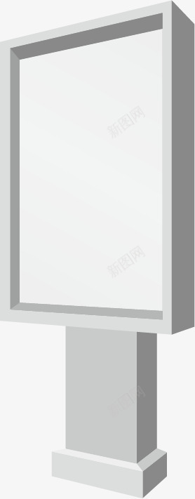 广告牌展示牌矢量图ai免抠素材_88icon https://88icon.com 展架 展示牌 广告牌 广告载体 户外广告 矢量图