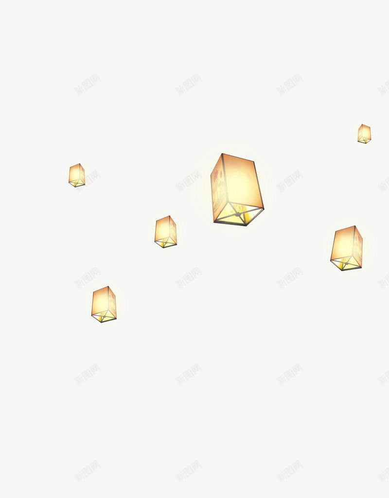 唯美黄色夜晚孔明灯png免抠素材_88icon https://88icon.com 免扣高清素材 唯美 夜晚 孔明灯 平安灯 放孔明灯