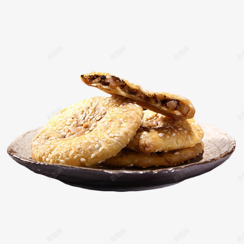黄山烧饼png免抠素材_88icon https://88icon.com 充饥 实拍图 实物图 甜食 芝麻