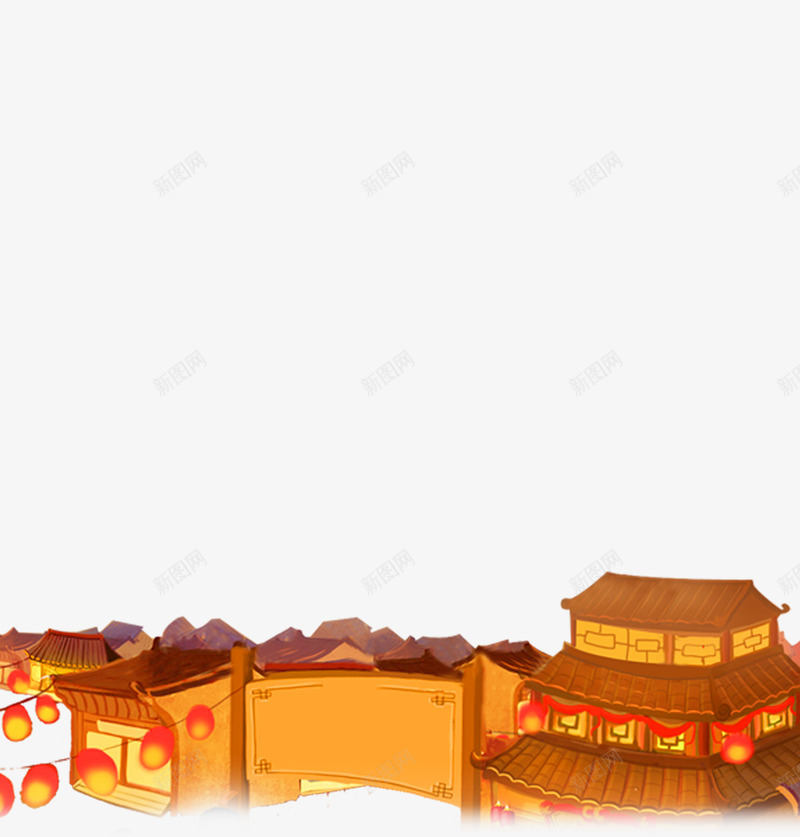 房屋过年房屋新年房屋村落png免抠素材_88icon https://88icon.com 房屋 新年房屋 村落 过年房屋