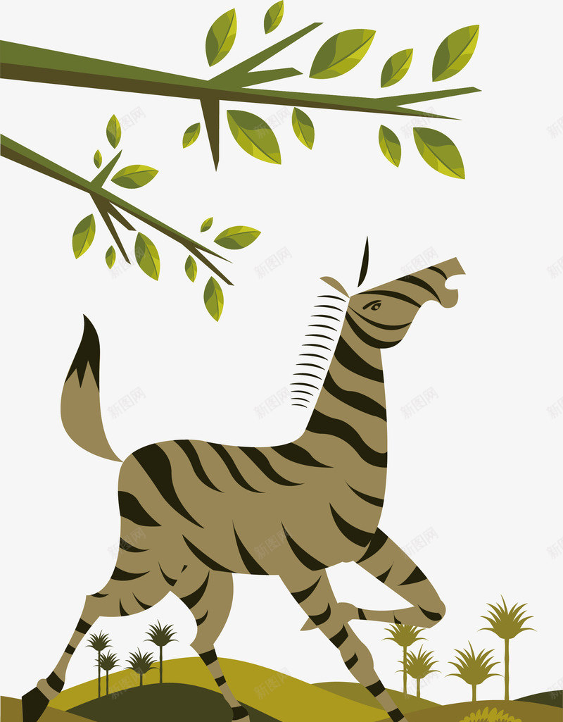 春天奔腾的卡通斑马矢量图ai免抠素材_88icon https://88icon.com 卡通斑马 奔跑的斑马 开春 斑马 暖春 矢量png 矢量图