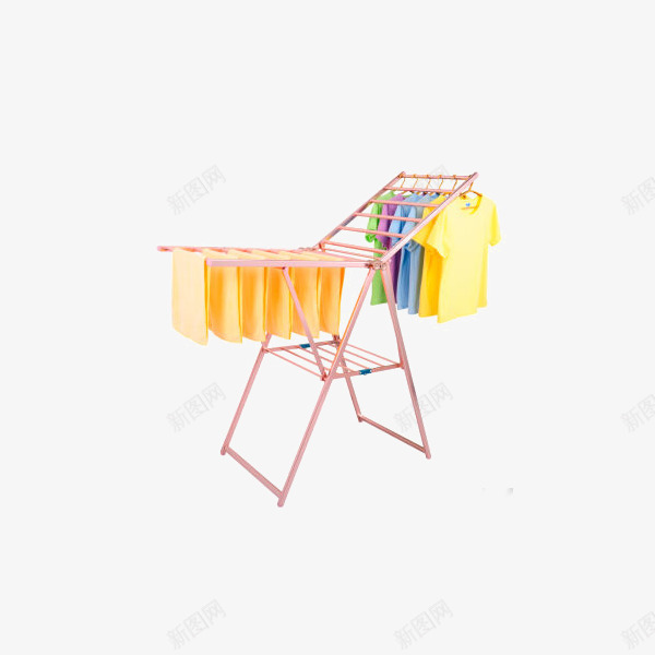 金贵夫人落地晾衣架折叠翼型玫瑰png免抠素材_88icon https://88icon.com 产品实物 晒衣架 晾衣服