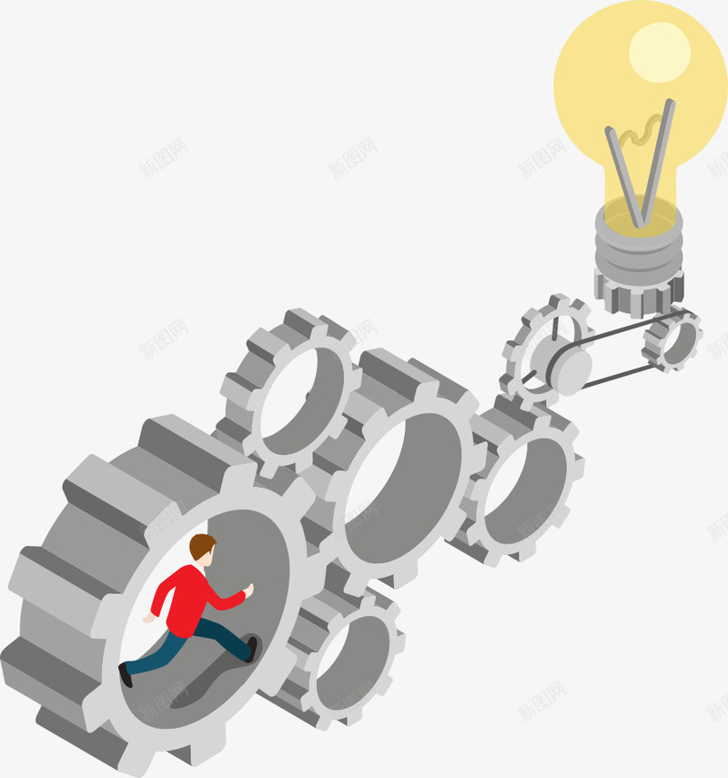 想目标走的人矢量图ai免抠素材_88icon https://88icon.com 人物 人物插画 卡通人物 向着目标 商务人物 灯泡 目标 矢量人物 矢量图