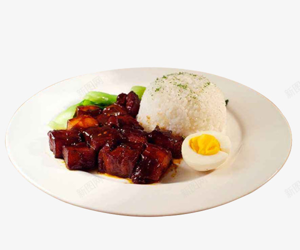 盘子里的食物红烧肉饭png免抠素材_88icon https://88icon.com 盘子里食物 红烧肉 红烧肉饭 美食 食物 餐饮 饭店