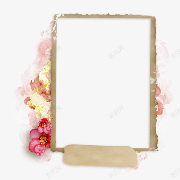 温馨粉色边框png免抠素材_88icon https://88icon.com 画框 相框 边框 镜框