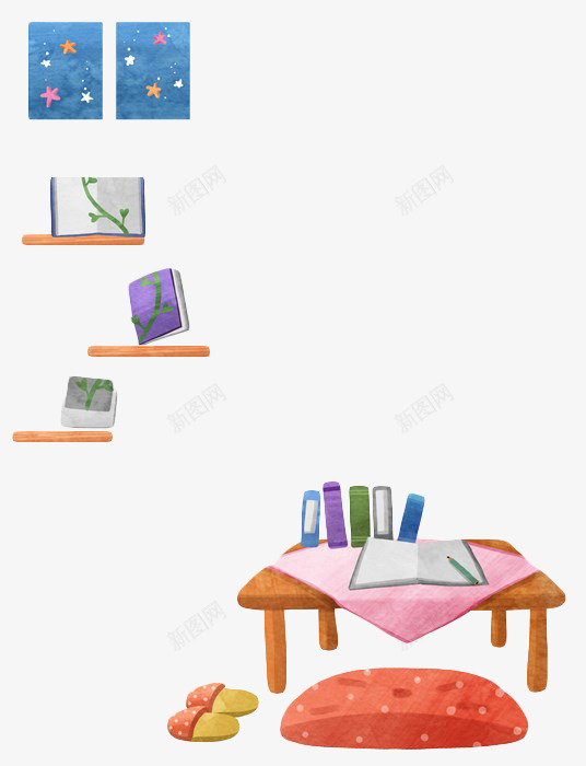 手绘书桌坐垫png免抠素材_88icon https://88icon.com 坐垫 坐席 座位 手绘 椅子 礼堂