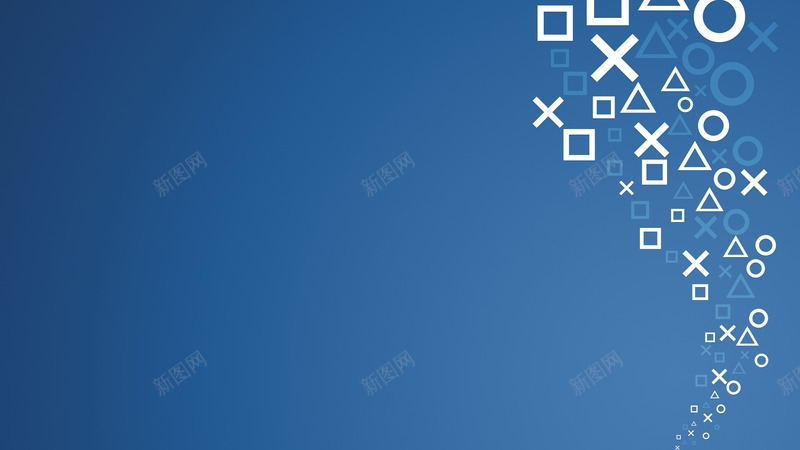 蓝底白色图案海报背景png设计背景_88icon https://88icon.com 图案 海报 蓝底 白色 几何 图形 背景