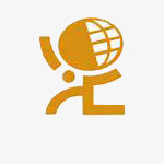 奔跑的小人png免抠素材_88icon https://88icon.com 简约 行走 黄色