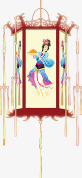 中秋节古典美女灯笼png免抠素材_88icon https://88icon.com 中秋节 古典 灯笼 美女