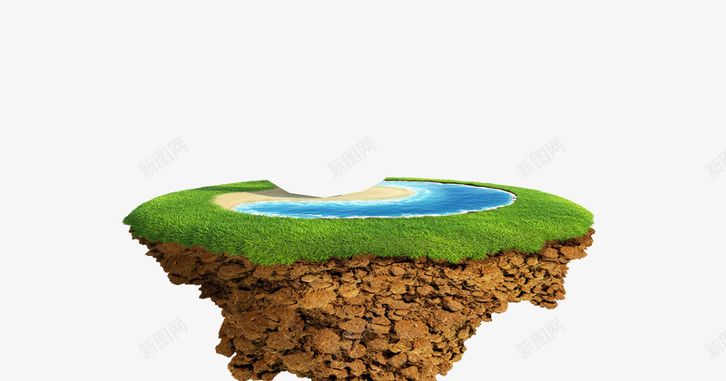 小岛png免抠素材_88icon https://88icon.com 小岛 岛 空中岛