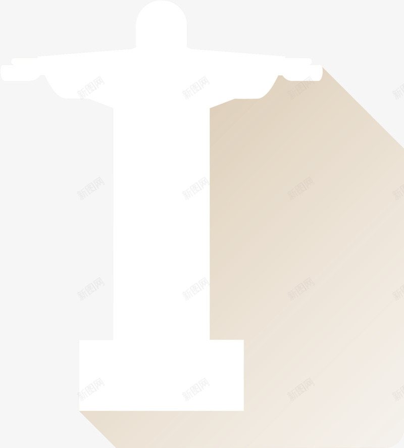 巴西基督耶稣像剪影png免抠素材_88icon https://88icon.com 基督 巴西 度假 旅游 旅行 景点剪影 耶稣雕像