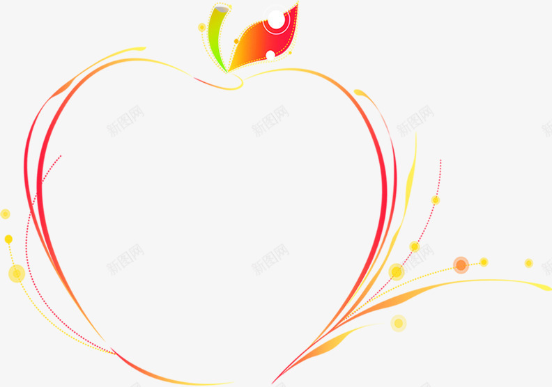 手绘粉色线条爱心相框png免抠素材_88icon https://88icon.com 爱心 粉色 线条