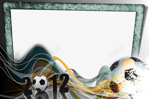 铁框png免抠素材_88icon https://88icon.com 文本框 方框 画框 花卉边框 足球