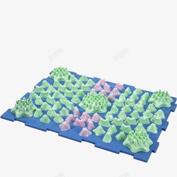 蓝色泡沫底竹笋指压板png免抠素材_88icon https://88icon.com 实物图 指压板 泡沫底 竹笋 素材 蓝色