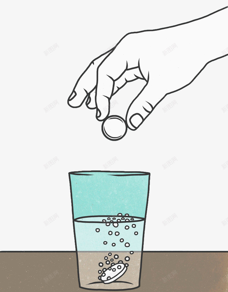 手绘水杯药丸png免抠素材_88icon https://88icon.com 医疗医药 吃药 手 手绘 手绘药丸 水杯 白色药丸 胶囊