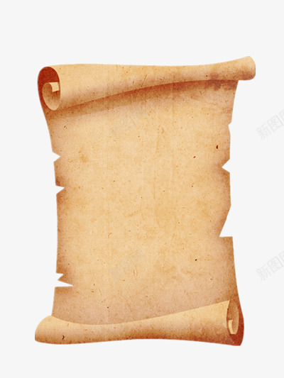 牛皮纸卷轴png免抠素材_88icon https://88icon.com 中国风 仿古 卷轴 古代牛皮纸 复古 牛皮纸 画卷图片 竖挂卷轴 纸张 羊皮卷图片 羊皮卷素材 背景底纹