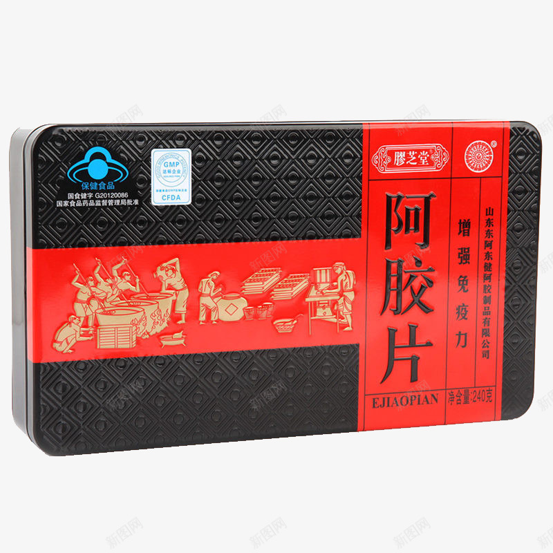 胶芝堂山东东阿阿胶块png免抠素材_88icon https://88icon.com 产品实物 增强免疫力 营养 阿胶固元膏浆