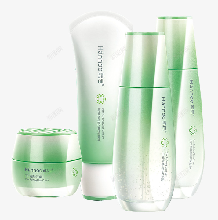 韩后植物配方化妆品套装png免抠素材_88icon https://88icon.com 化妆品 套装 护肤品 植物配方 水乳 补水 韩后