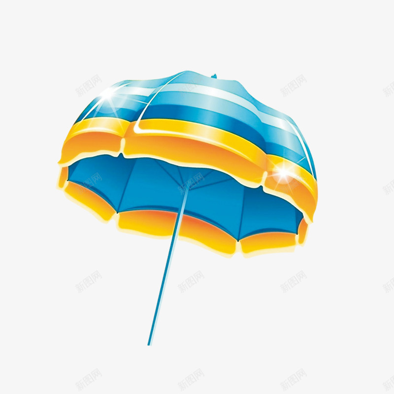 卡通太阳伞png免抠素材_88icon https://88icon.com PNG 夏季 夏季素材 太阳伞 遮阳扇
