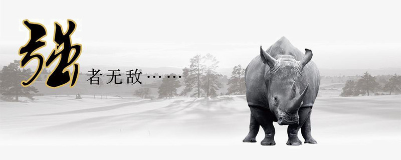强者无敌png免抠素材_88icon https://88icon.com 商业 强者 犀牛 荒野