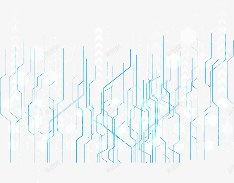手绘5G光效线条插画装饰矢量图ai免抠素材_88icon https://88icon.com 5G光效线条 光效边框 旋转光效 游戏光效 炫酷光效 现代科技边框 矢量图 科技线条底图