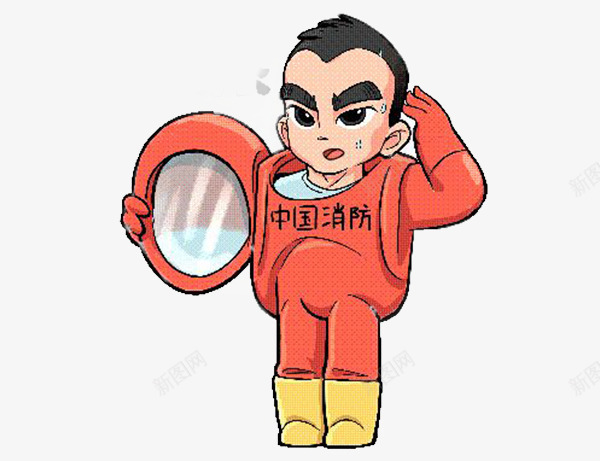 消防宣传图像png免抠素材_88icon https://88icon.com 厚重 大汗淋漓 扑火 救火 消防员 消防服 满头大汗 爱岗敬业 高温