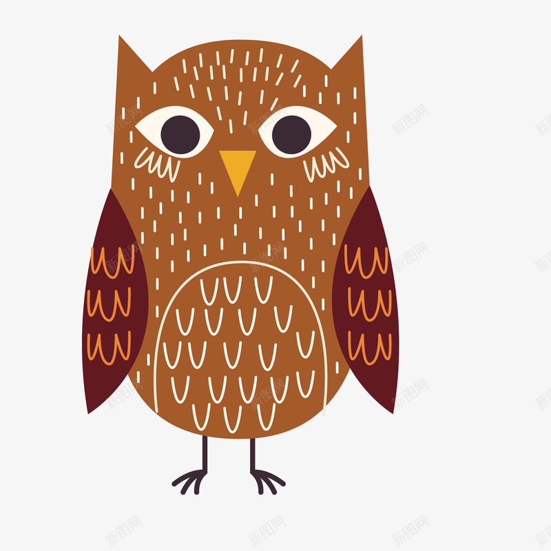 线条花纹猫头鹰矢量图eps免抠素材_88icon https://88icon.com 创意 动物 卡通 图案 小清新 扁平化 简约 线条 花纹 鸟儿 鸟类 矢量图