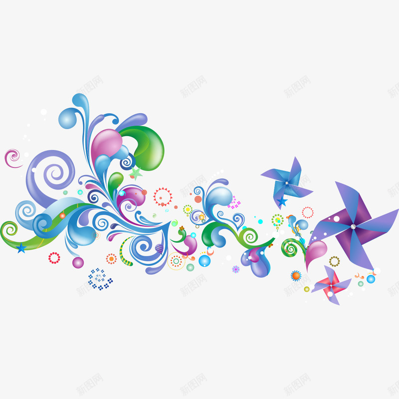 彩色绚丽节日装饰图png免抠素材_88icon https://88icon.com 彩色图 彩色装饰图 绚丽背景图 绚丽装饰图 花纹背景