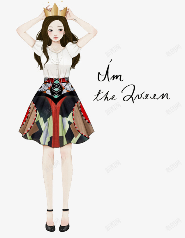 带皇冠的女孩png免抠素材_88icon https://88icon.com 人物 优雅 儿童 卡通 女孩 性感 皇冠 迷人
